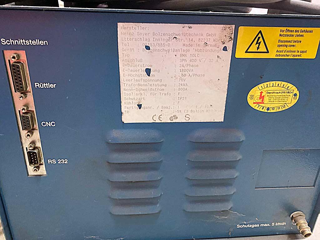 Welding Machine Fronius/soyer/aro Vario Synergetic 4000-2/BMK-10LC/AR.01 - Thumbnail 6