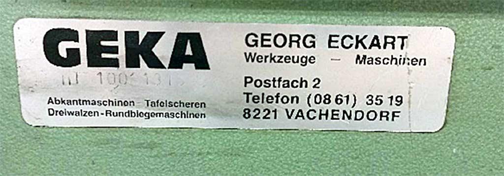 Guillotine Shear Georg Eckart - Thumbnail 6