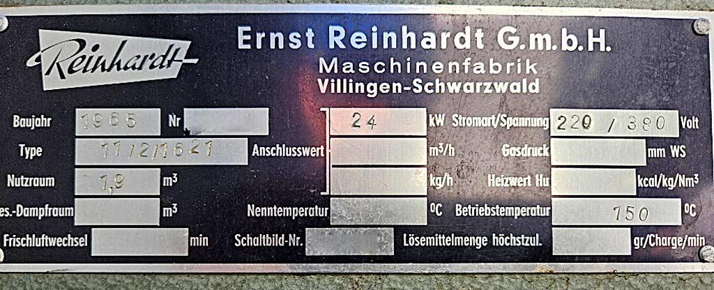 Textile Dryer Ernst Reinhardt 11/2/1621 - Thumbnail 6