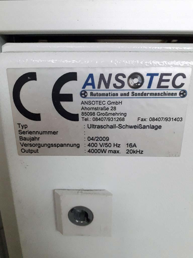 Ultrasonic Welding System Telsonic/ Ansotec ULTRASONIC USP 3000 - Thumbnail 2