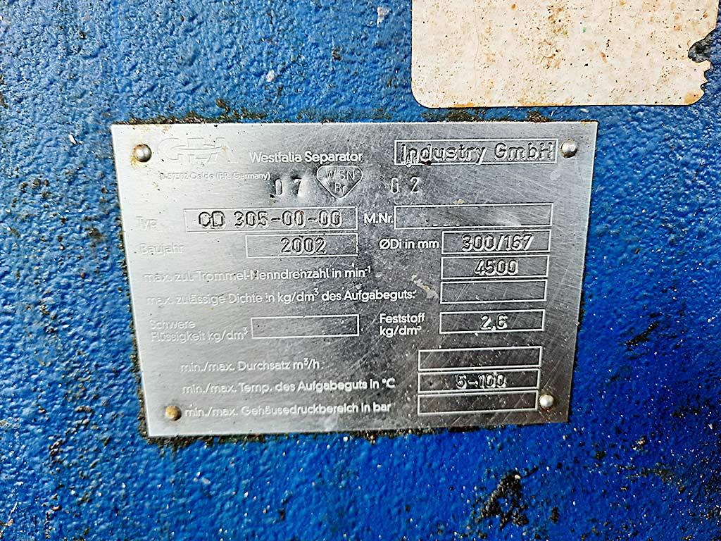 Decanter Centrifuge Gea CD 350-00-00 - Thumbnail 4