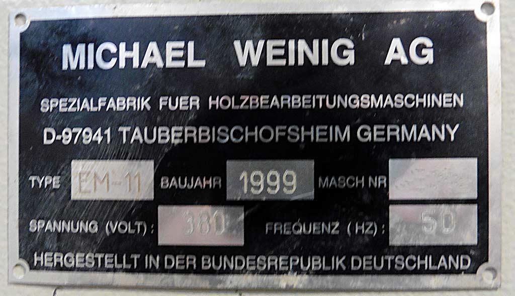 Planing Machine Weinig Unimat 23 E - Thumbnail 6