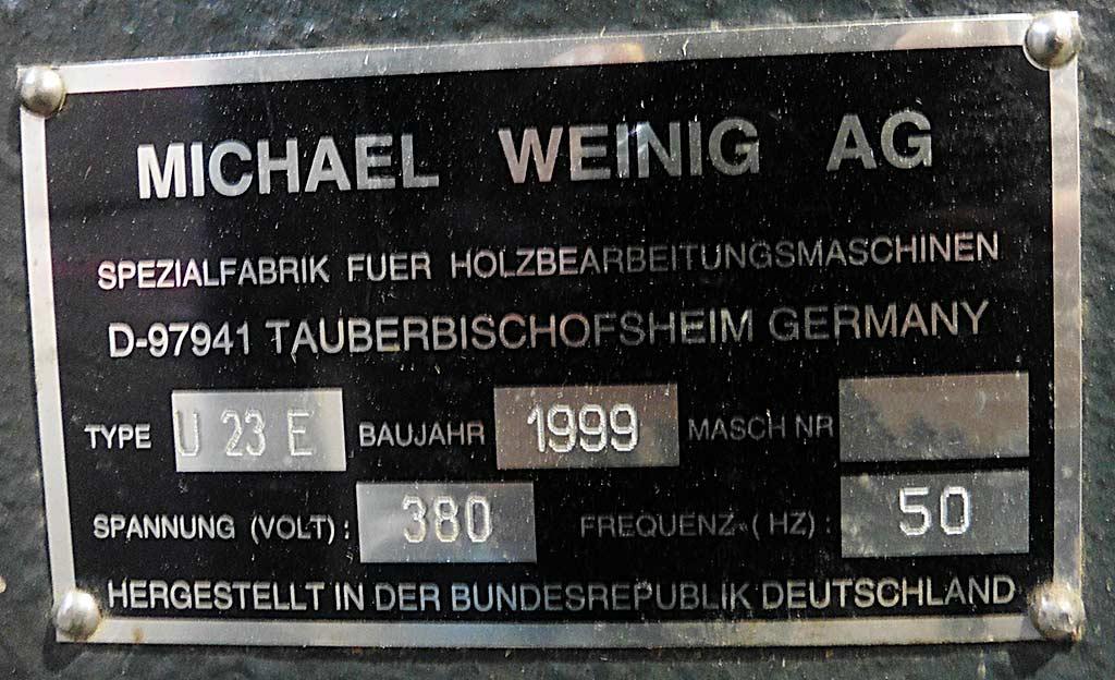 Planing Machine Weinig Unimat 23 E - Thumbnail 7