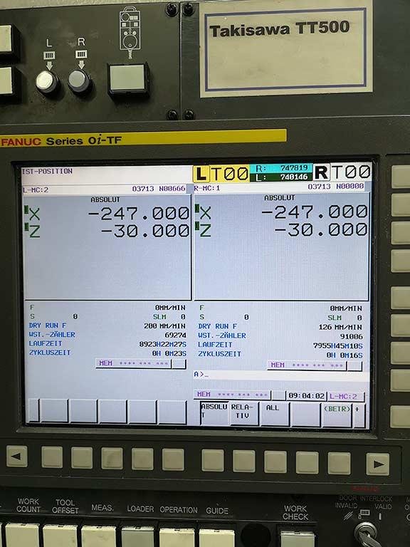 CNC Double Spindle Lathe Takisawa TT-500 GD - Thumbnail 5