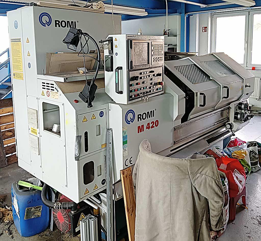CNC Cycle Lathe Romi M 420 - Image 1