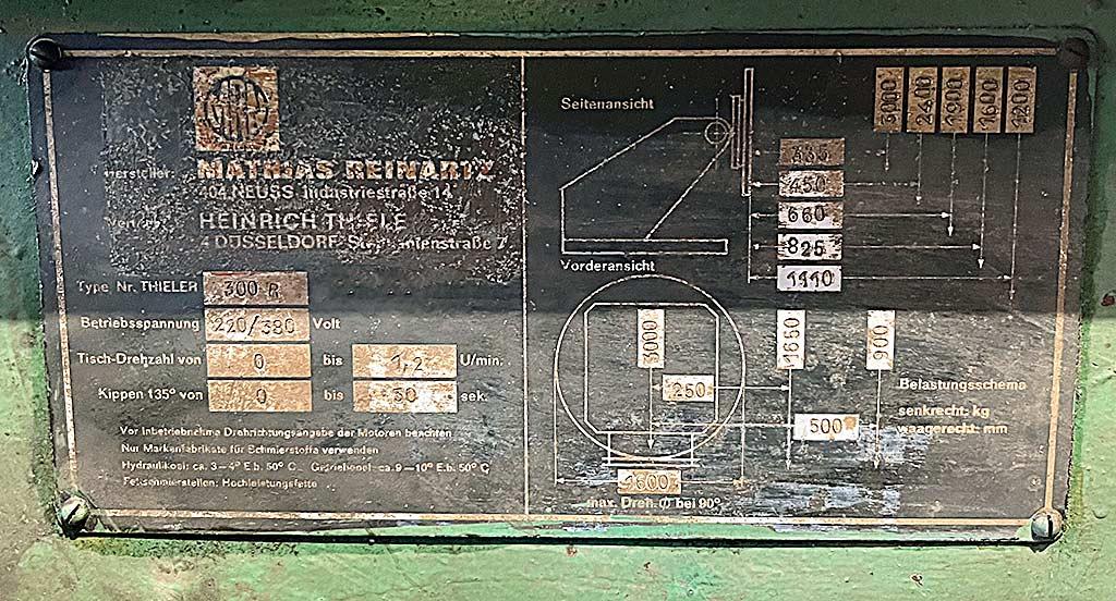 Welding Rotating Device Reinartz Thieler 300 R - Thumbnail 4