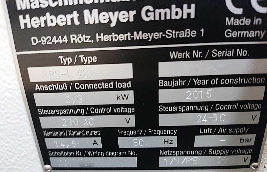 Fusing Machine Meyer RPS L-400/RPS L-600 - Thumbnail 4