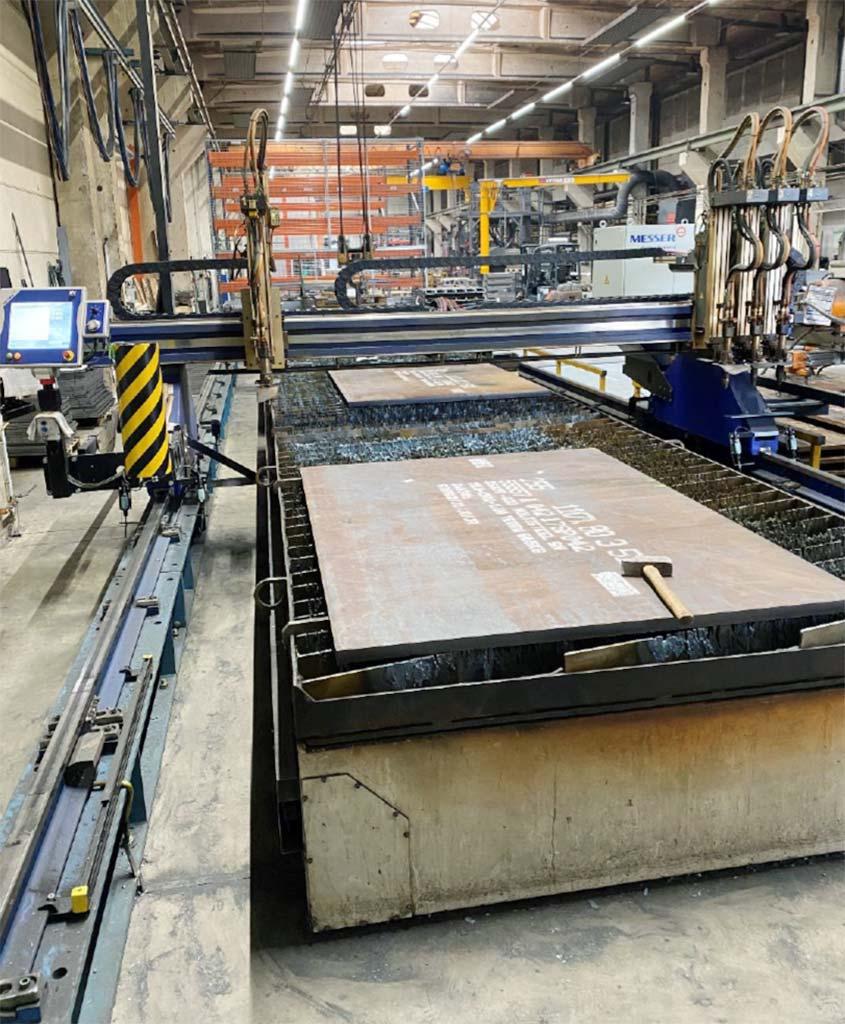 CNC Oxygen Cutting Machine Messer Cutting MultiTherm Eco 3600 - Thumbnail 2