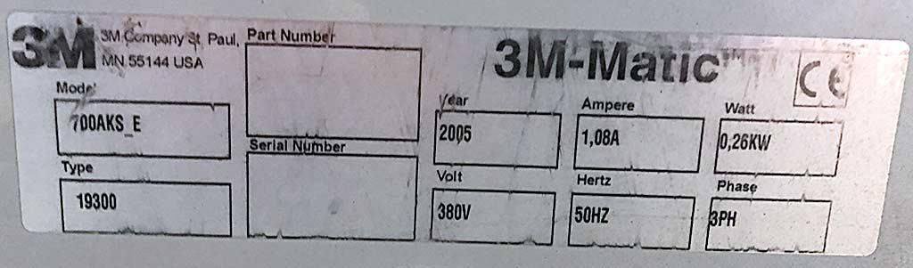 Cardboard Packaging Machine 3m Matic AKS700 - Thumbnail 2