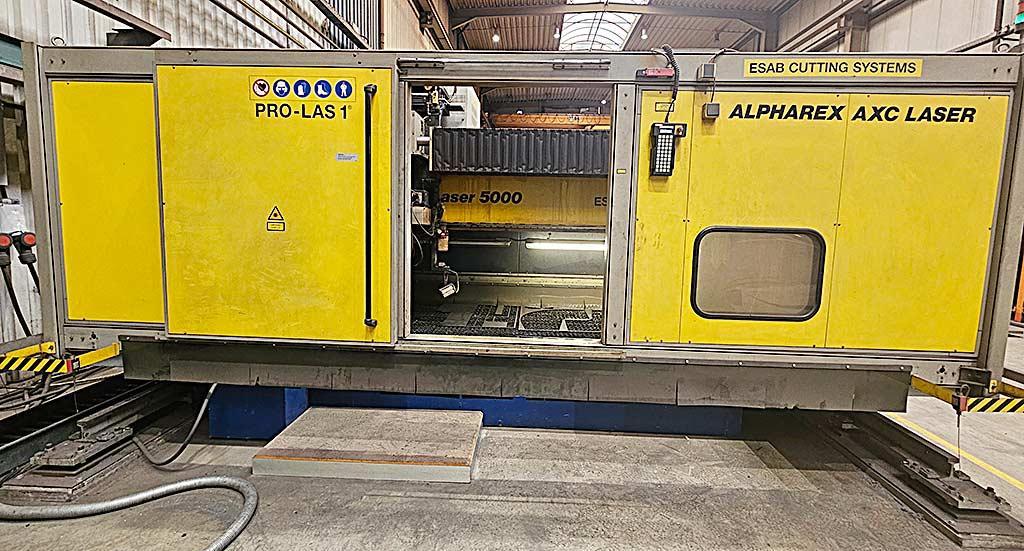 CNC Laser Cutting Machine Esab Alpharex AXC 4kW - Thumbnail 2