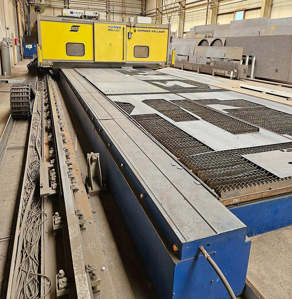 CNC Laser Cutting Machine Esab Alpharex AXC 4kW - Thumbnail 5