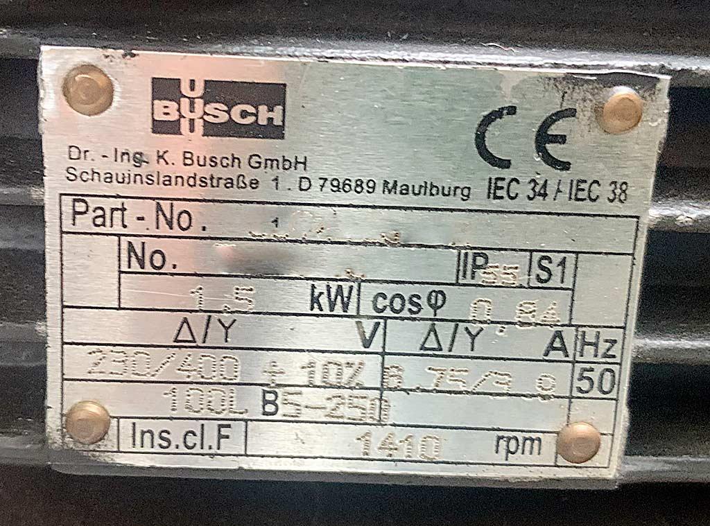 Claw Vacuum Pump Busch Mink MM 1144 Av - Thumbnail 5