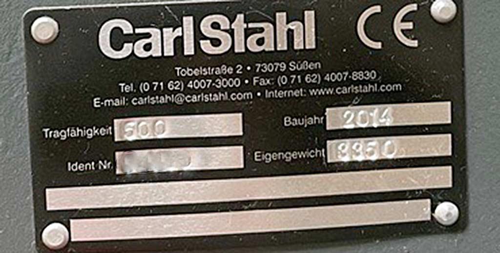 Column-Mounted Slewing Crane Carl Stahl WK 3 - Thumbnail 4
