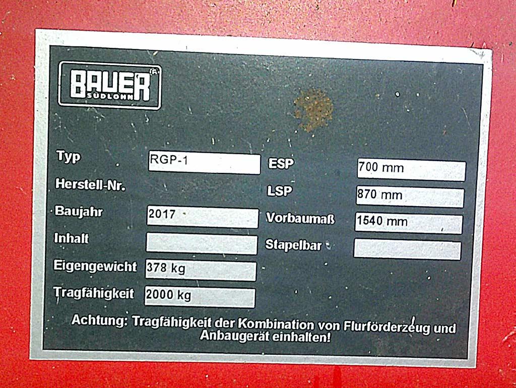 Transport Trolley Pefra/bauer 4000/RGP-1 - Thumbnail 4