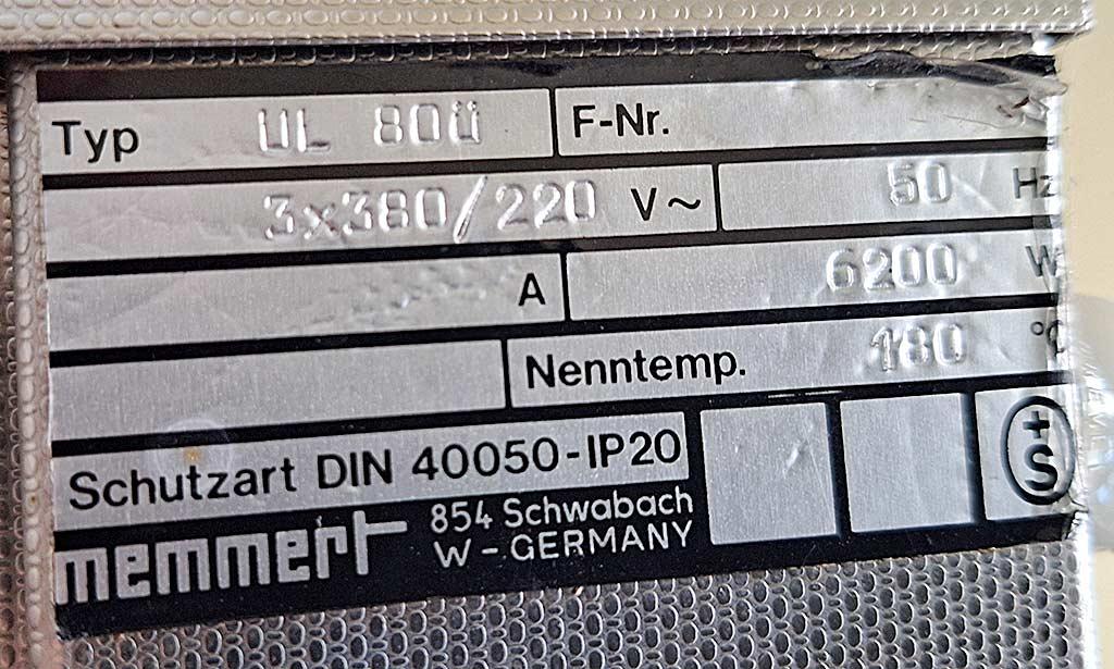 Climate Cabinet Memmert UL 800Ü - Thumbnail 2