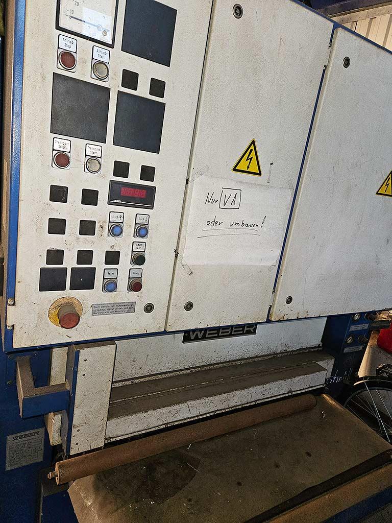 Wide Belt Sanding Machine Weber OFZ-M1-900 - Thumbnail 3