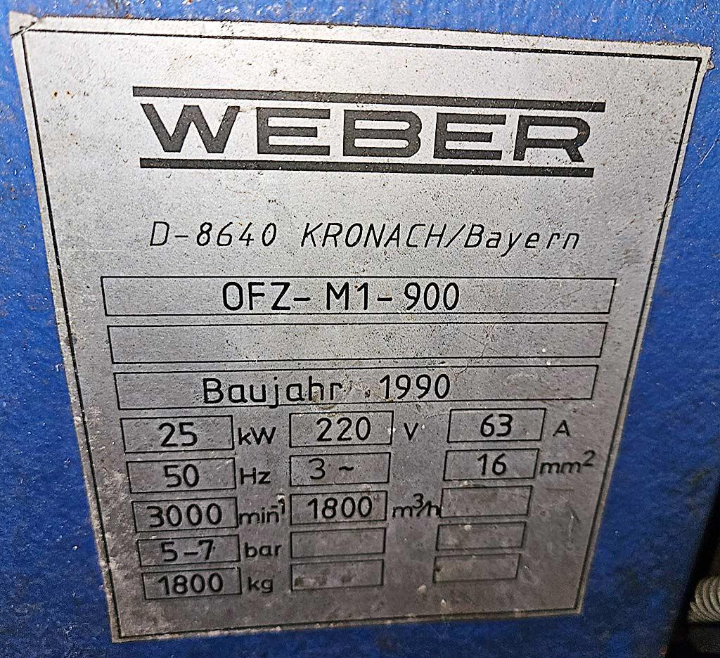 Wide Belt Sanding Machine Weber OFZ-M1-900 - Thumbnail 5