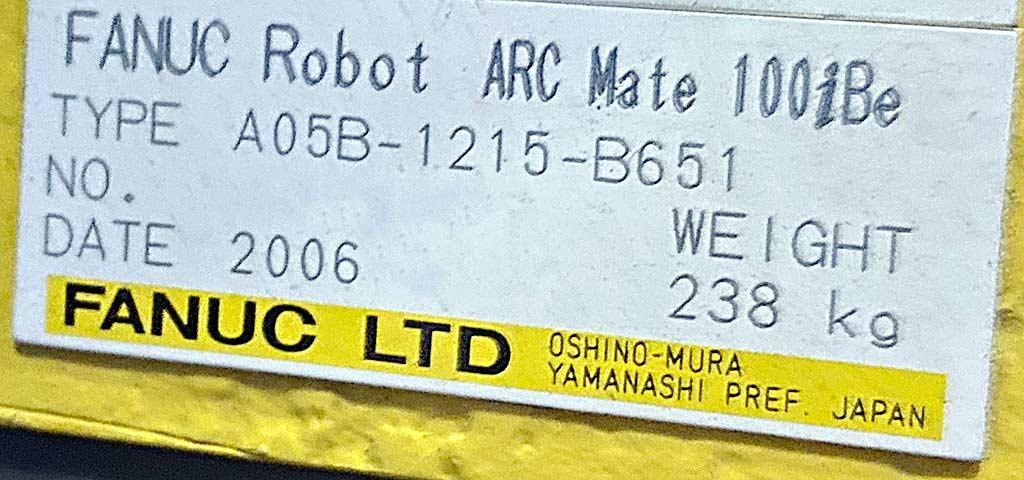 Welding Cell Fanuc/wig ARC Mate 100iBe/WIG 300A - Thumbnail 8