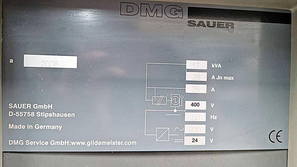 CNC Milling Machine Dmg Mori Ultrasonic 20 linear SAUER - Thumbnail 8