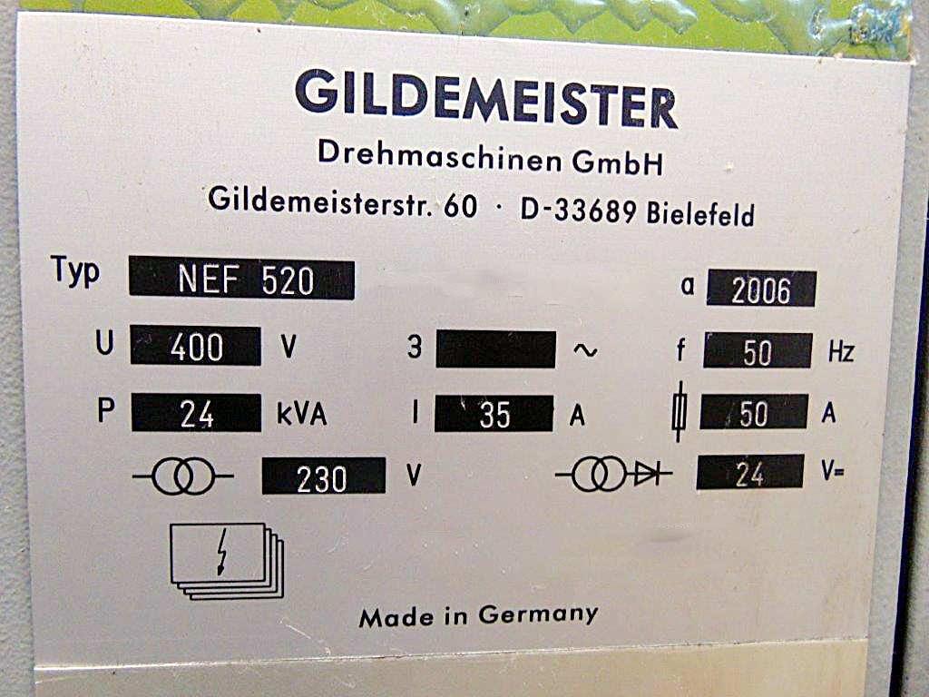 CNC Cycle Lathe Gildemeister NEF 520/1500 - Thumbnail 8