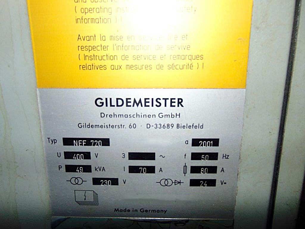 CNC Cycle Lathe Gildemeister NEF 720/2000 - Thumbnail 6