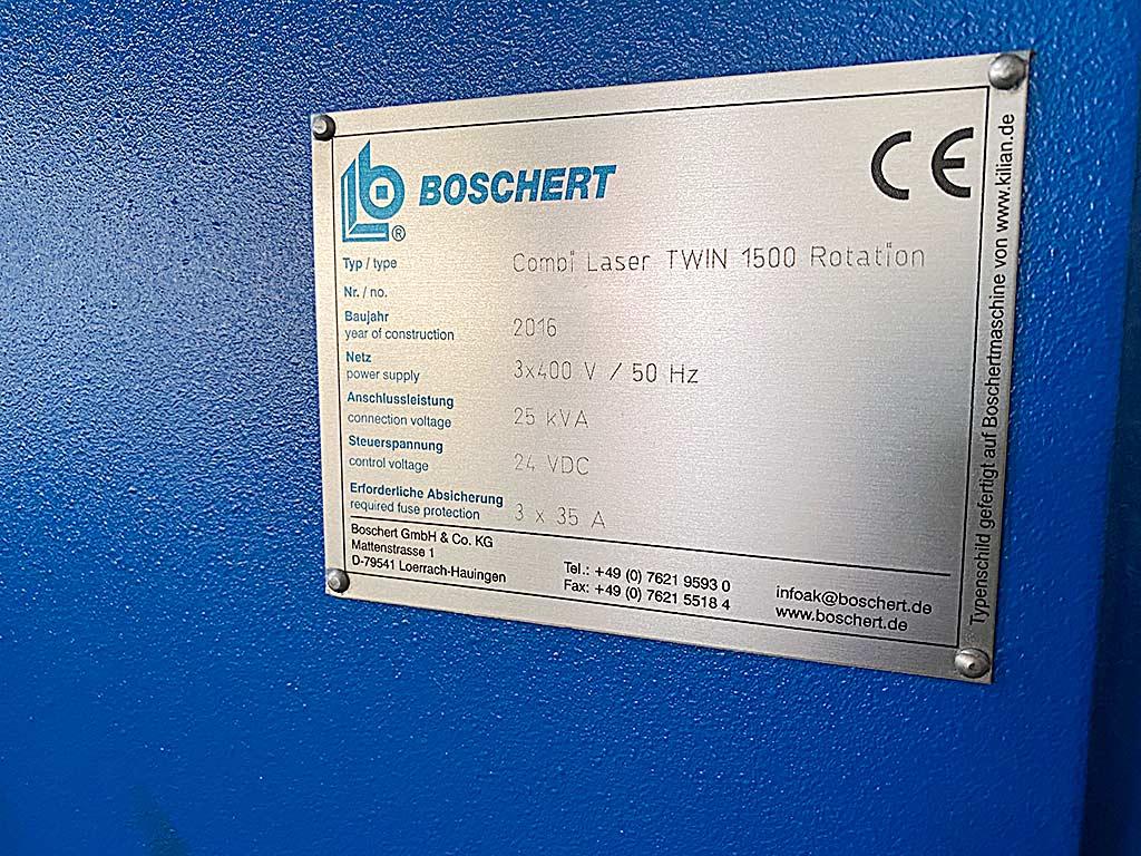 Punching and Laser Cutting Machine Boschert CombiLaser TWIN 1500x3000 2kW - Thumbnail 8