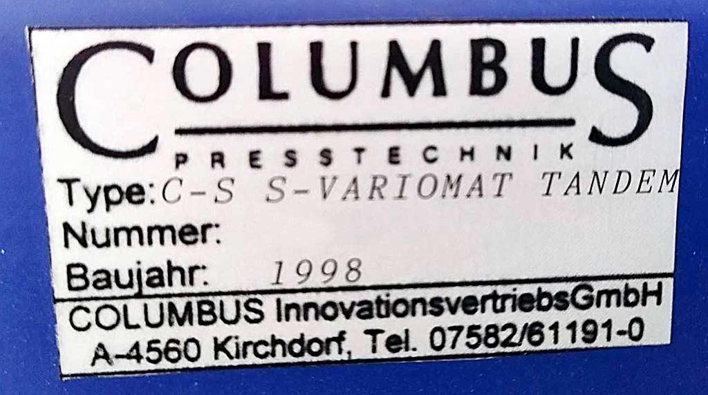 Stack Press Columbus C-S S-Variomat Tandem - Thumbnail 6