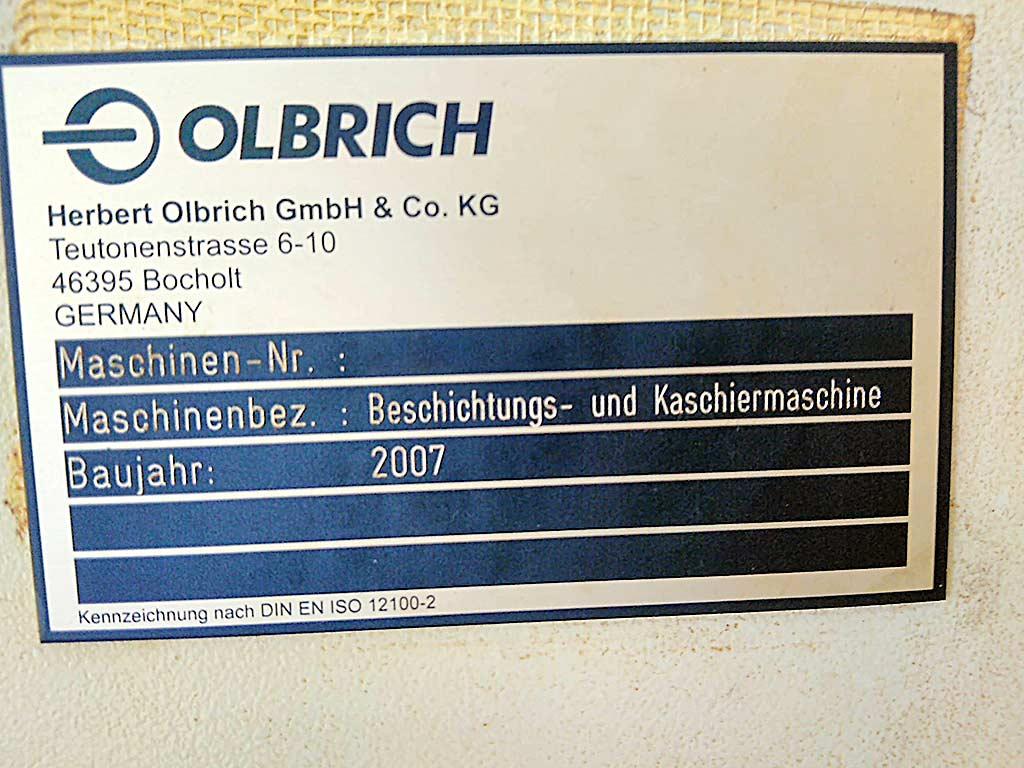 Laminator Herbert Olbrich Beschichtungs- und Kaschiermaschine - Thumbnail 8