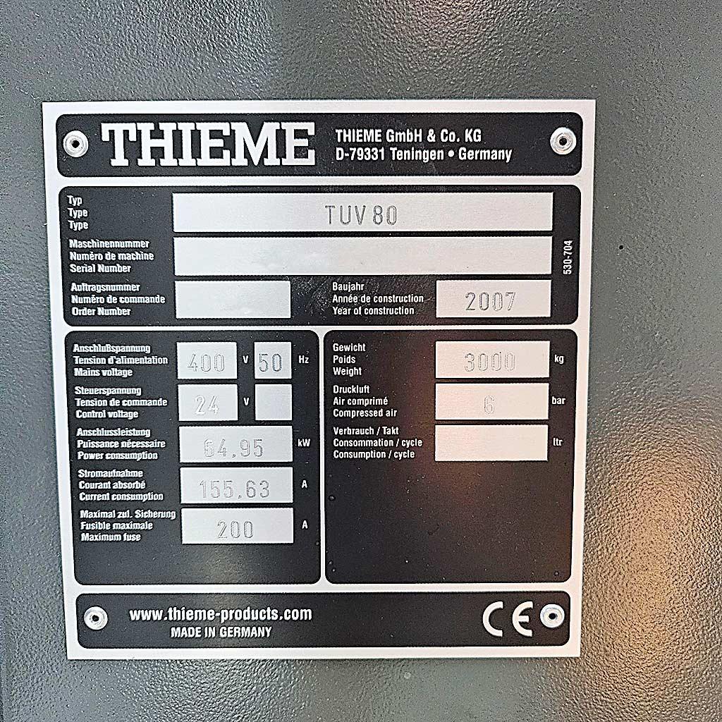 Screen Printing Line Thieme 5080 XL - Thumbnail 7