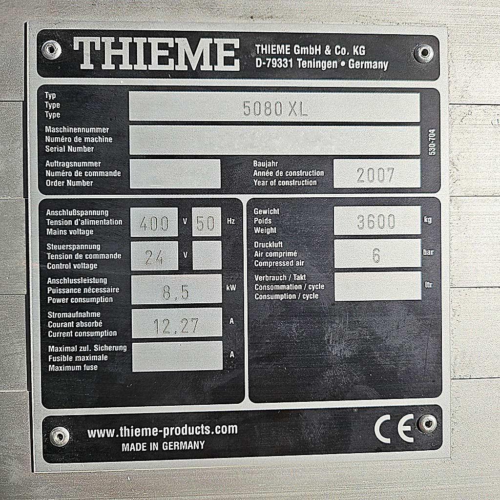 Screen Printing Line Thieme 5080 XL - Thumbnail 8