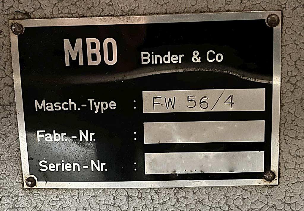 Folding Machine Mbo FW 56/4 - Thumbnail 2