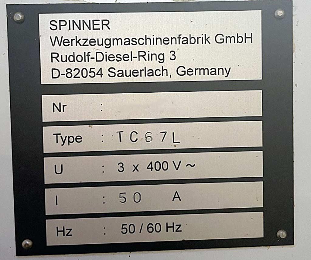 CNC Lathe Spinner TC67L - Thumbnail 8
