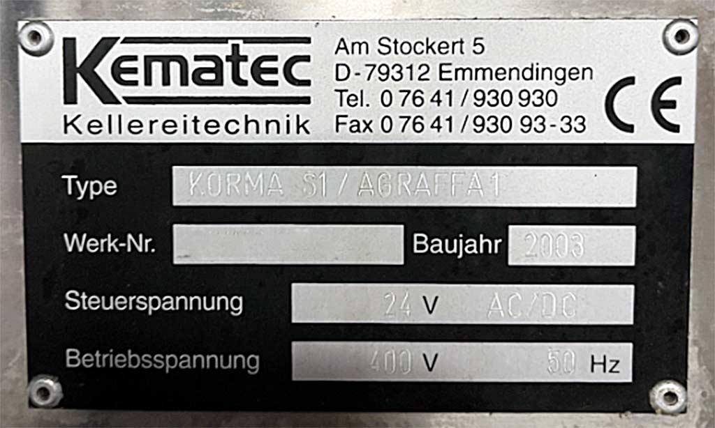 Cork Capping Machine Kematec Korma S1 - Thumbnail 4