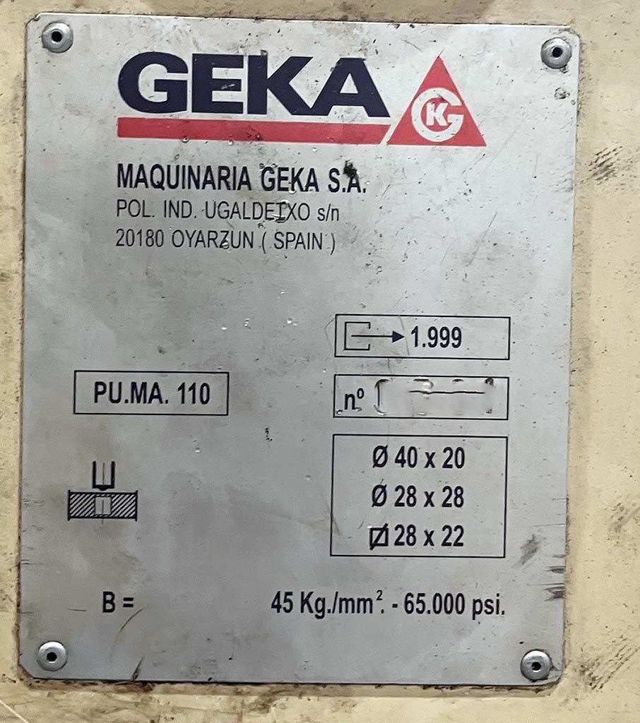 Hole Punching Machine Geka Puma 110 SD - Thumbnail 2