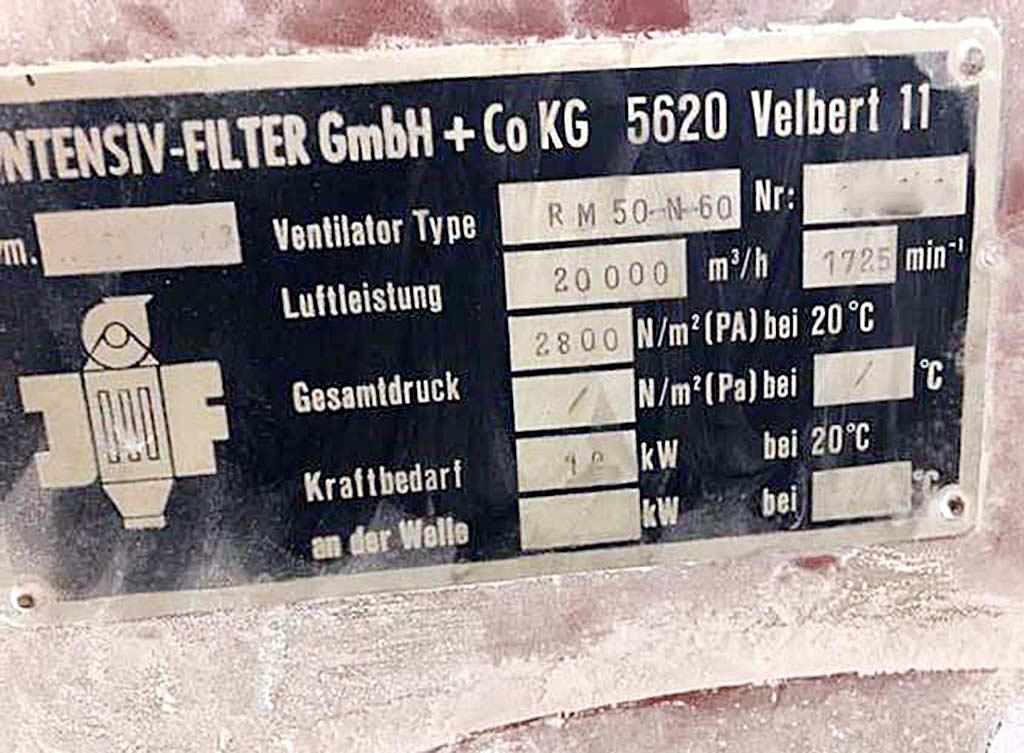 Dedusting Plant Fav/intensiv-filter FSR/RM 50-N-60/RM 28-N-45 - Thumbnail 4