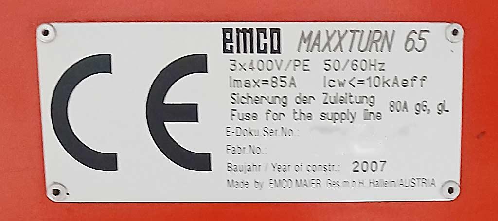 CNC Double Spindle Lathe Emxo MAXXTURN 65 SMY 1 - Thumbnail 6