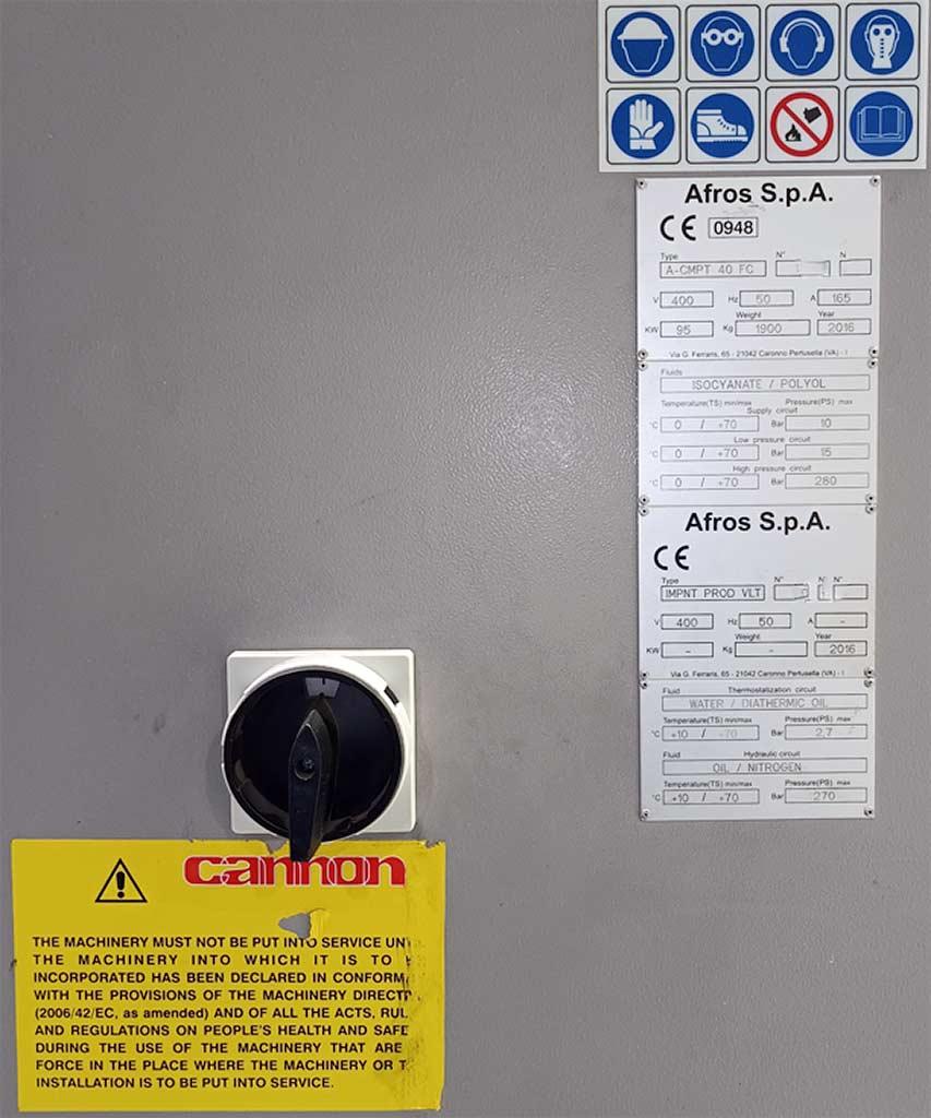 High-Pressure PU Mixing and Metering System Cannnon A-Compact 40FC - Thumbnail 7