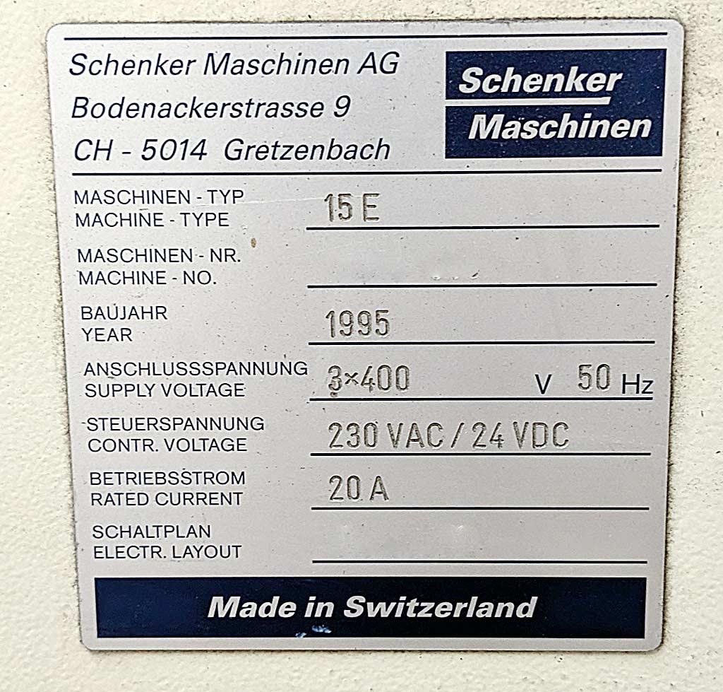 Spring Coiling Machine Schenker 15E - Thumbnail 8