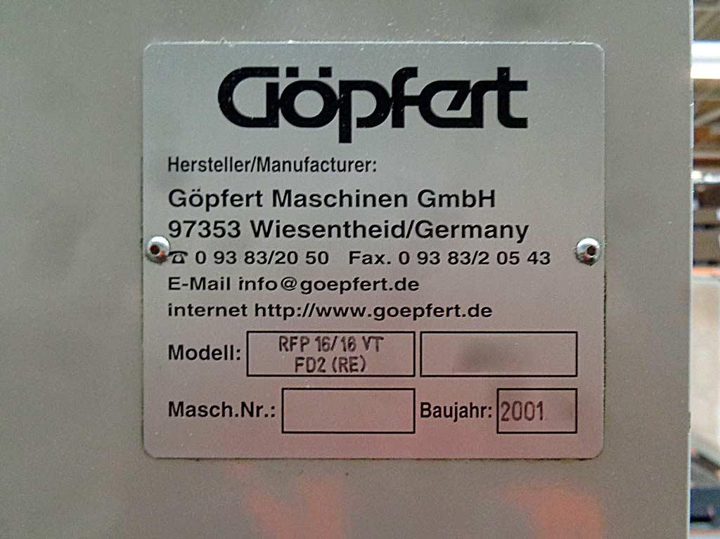 Flexo Printing Machine Göpfert Impression RFP 16/16 VT - Thumbnail 4