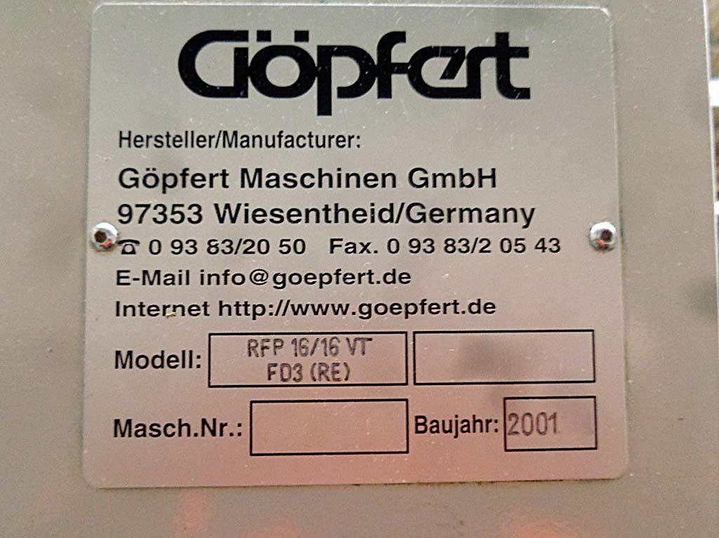 Flexo Printing Machine Göpfert Impression RFP 16/16 VT - Thumbnail 6