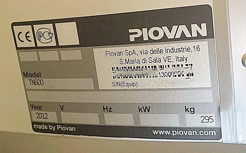 Granules Dryer Piovan DP620/TN600 - Thumbnail 4