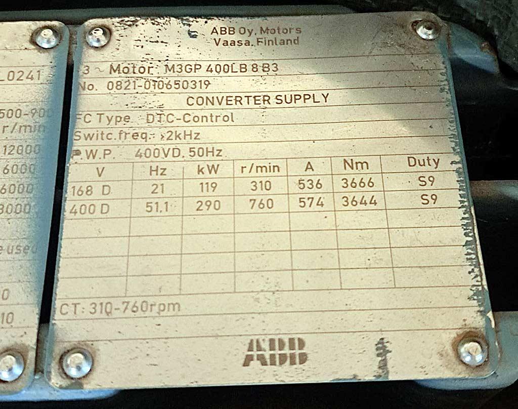 Motor Abb M3GP 400LB 8 B3 - Thumbnail 4