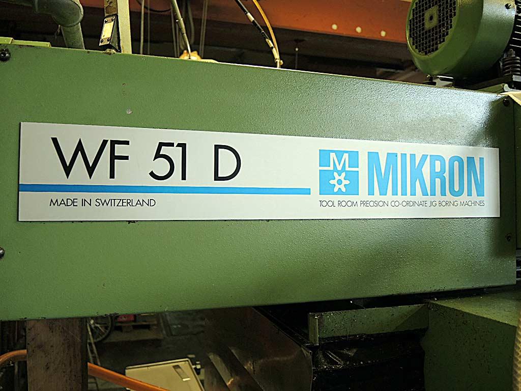 CNC Universal Milling Machine Mikron WF 51 D/TNC 355 - Thumbnail 7