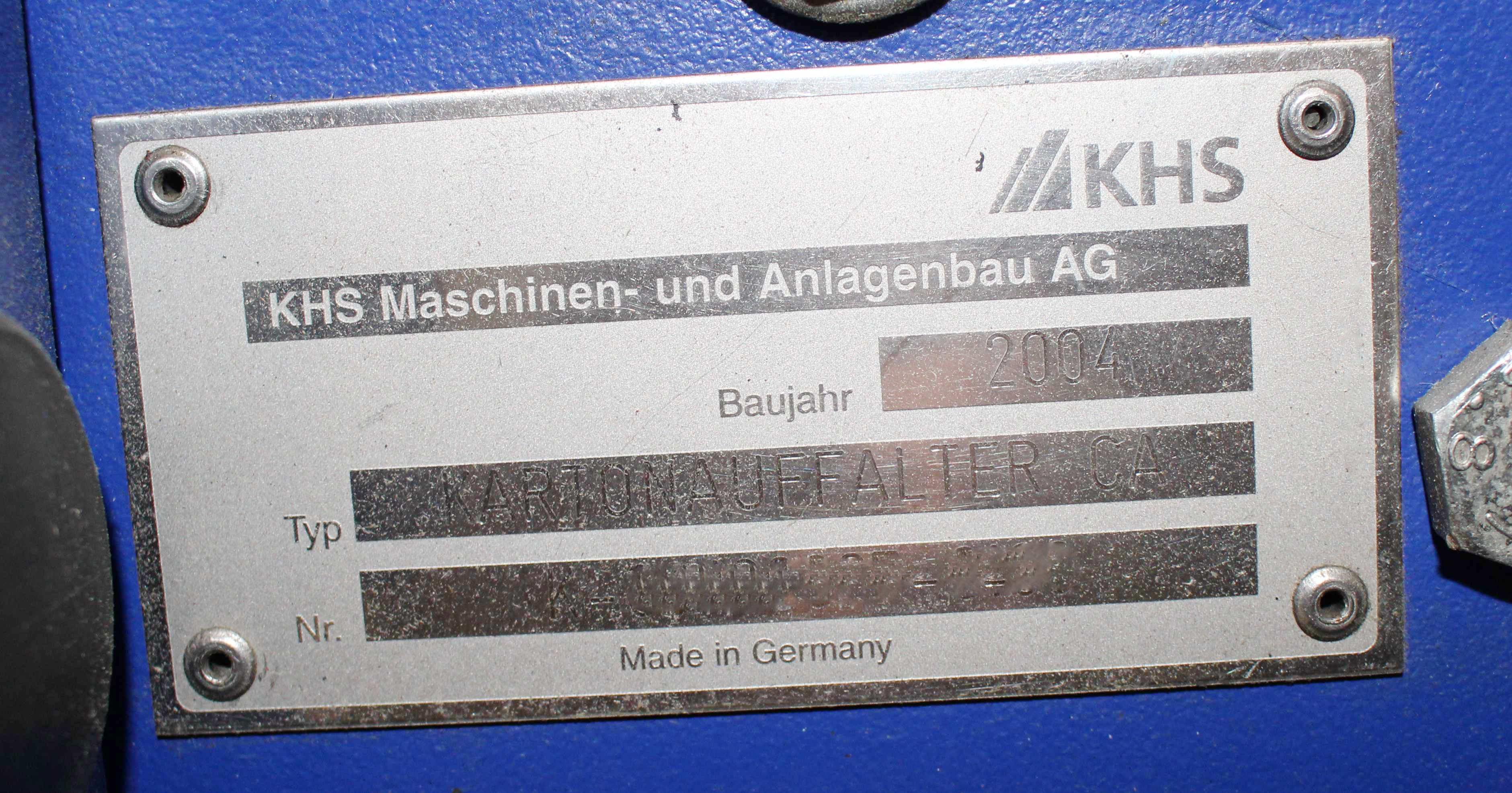 Cartoner Khs Kartonauffalter CA - Thumbnail 4