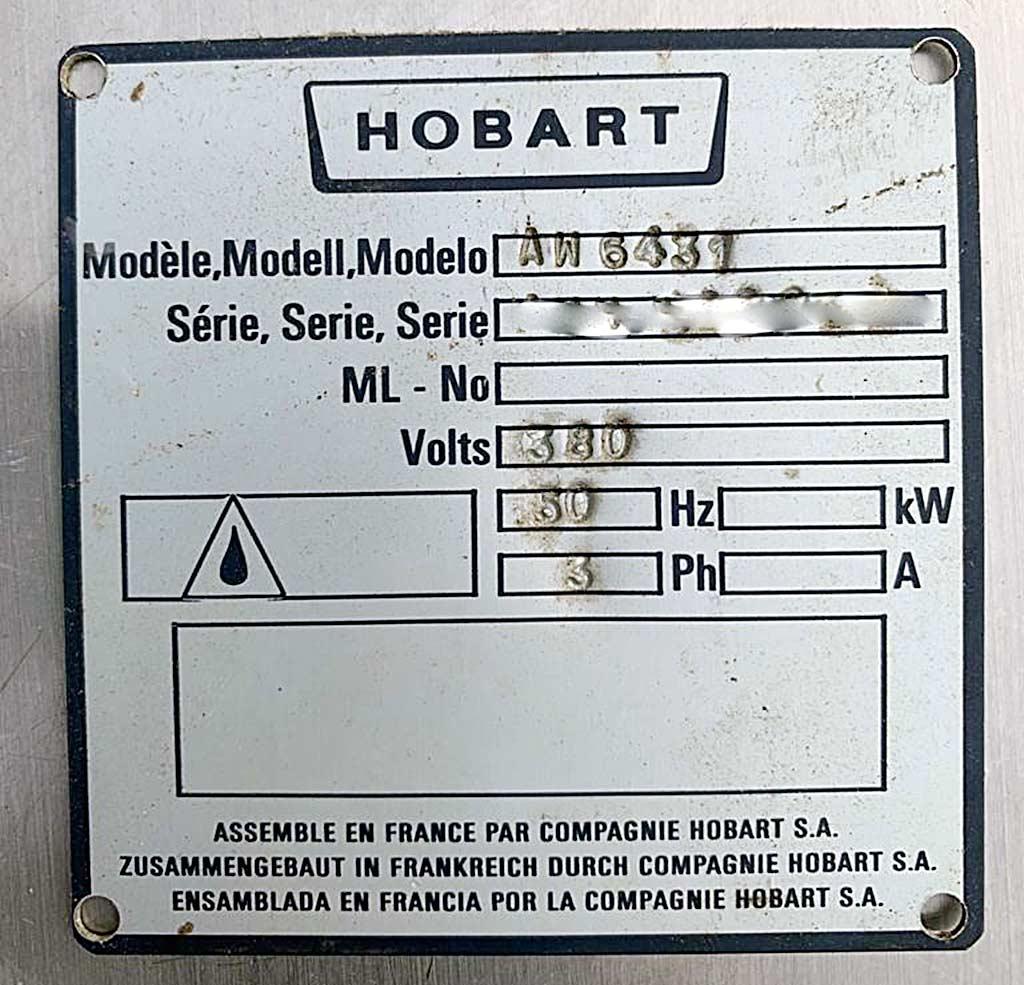 Tray Packaging Machine Hobart AW 6431 - Thumbnail 7