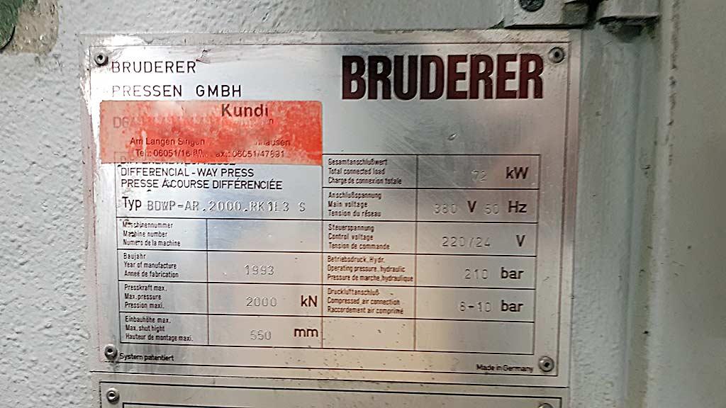 Knuckle-Joint Press Bruderer BDWP - Thumbnail 7