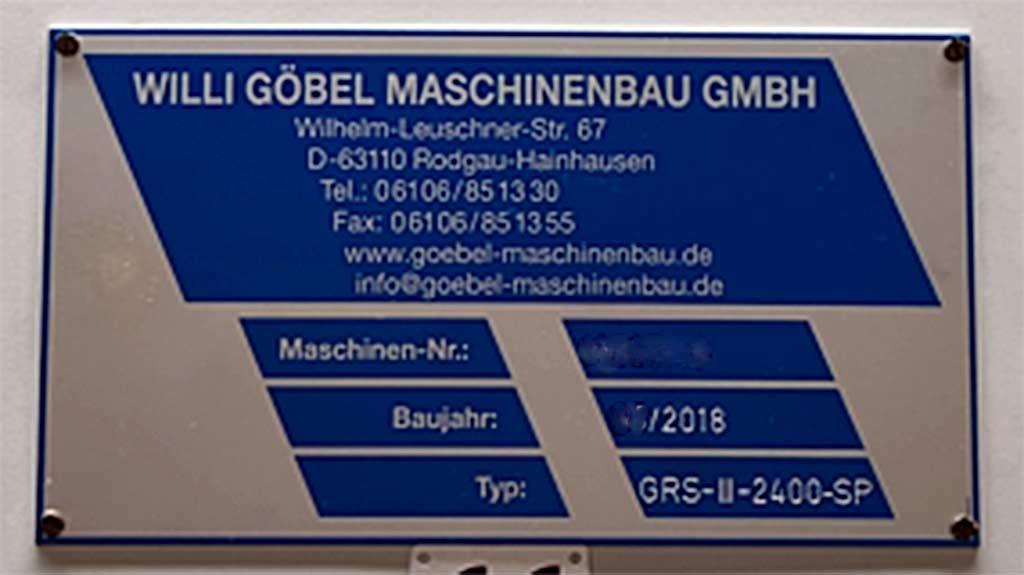 CNC External Cylindrical Grinding Machine Willi Göbel GRS-III-2400-SP - Thumbnail 8