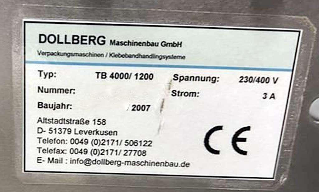 Counting and Filling Machine Dollberg TB 4000-1200/ZM1-A - Thumbnail 3