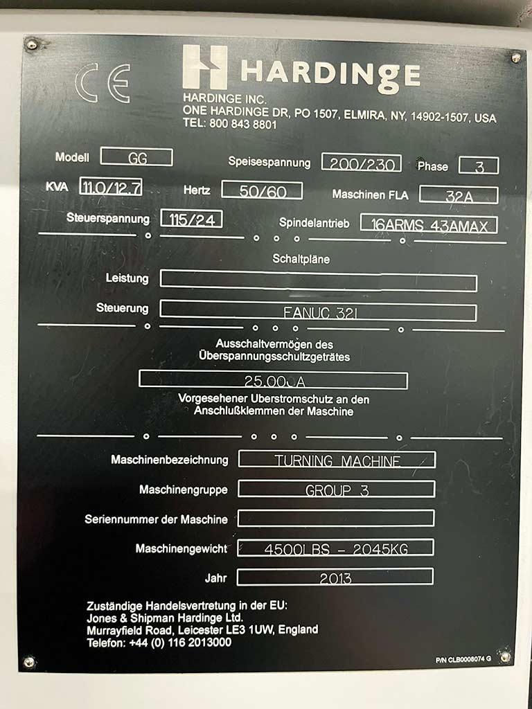 CNC Lathe Hardinge GT27SP - Thumbnail 6