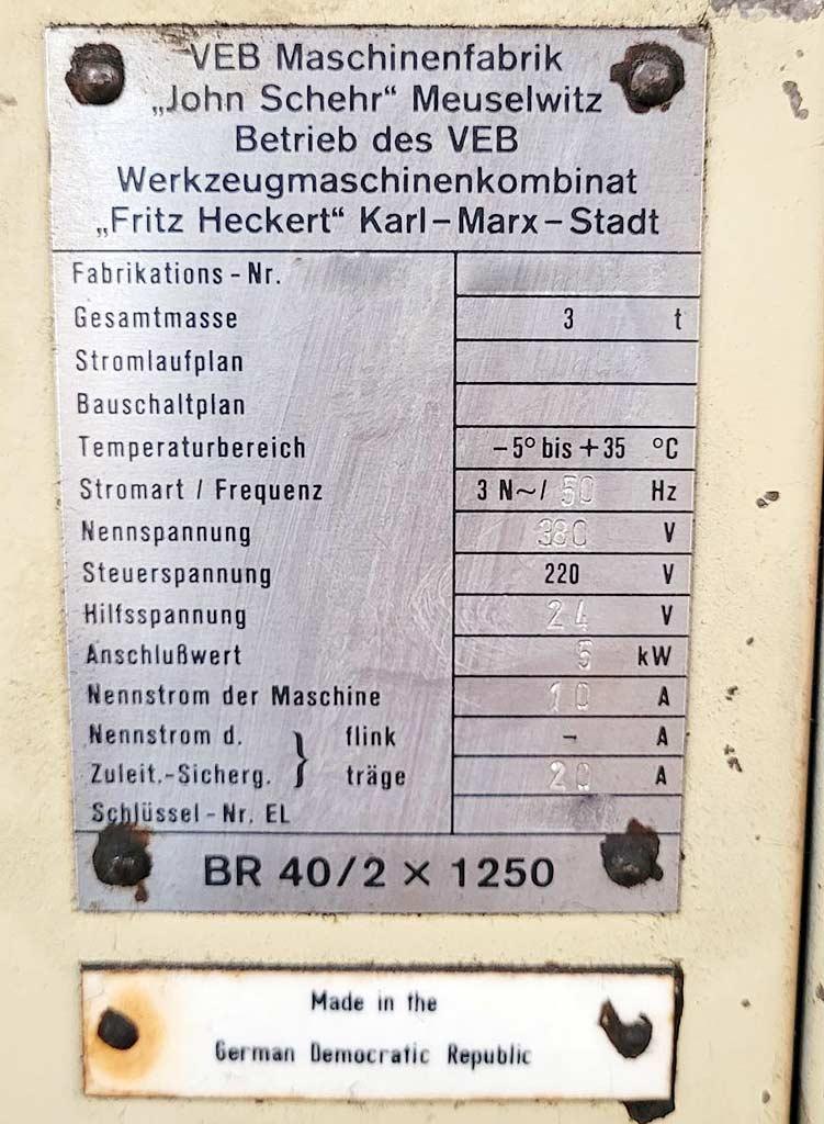 Radial Drilling Machine Wmw BR 40/2 x 1250 - Thumbnail 4